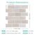 3D Peel and Stick Wall Tile Sample (1 Sheet)