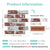 3D Peel and Stick Wall Tile Sample (1 Sheet)