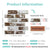 3D Peel and Stick Wall Tile Sample (1 Sheet)