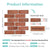 3D Peel and Stick Wall Tile Sample (1 Sheet)