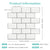Peel and Stick Backsplash Tile Sample (1 Sheet)