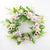 Rose and Chrysanthemum Floral Wreath for Front Door and Home Decor - Commomy